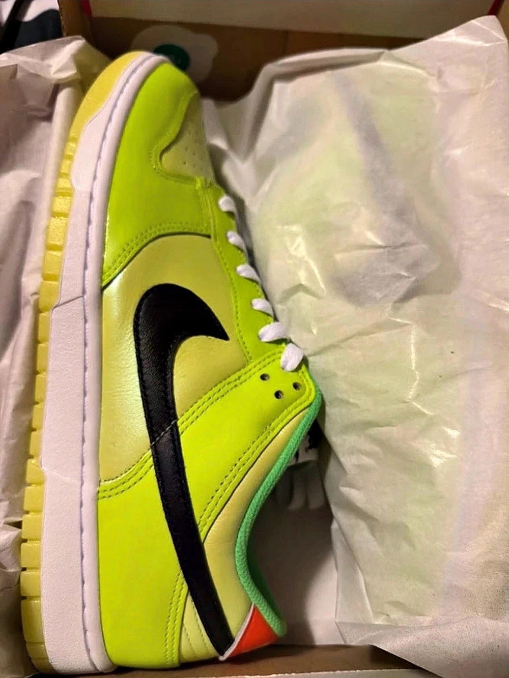 Nike Dunk Low SP Community Garden Sneakers Green & Yellow US M 10.5